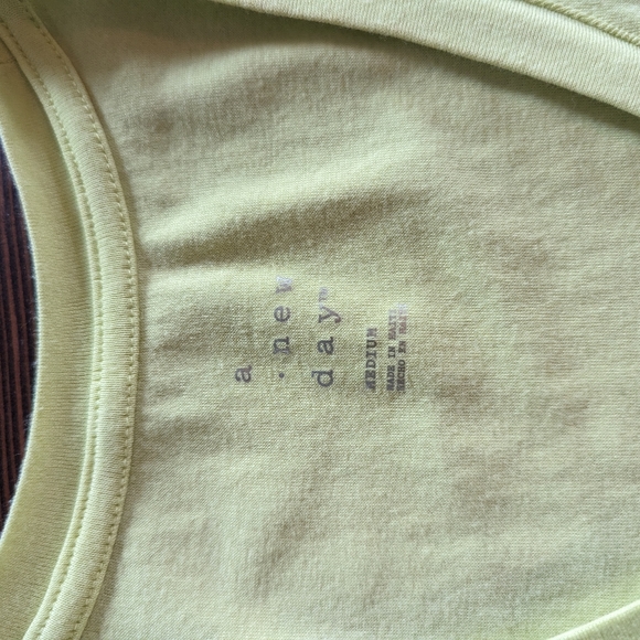 A New Day Neon yellow tank top - Picture 5 of 5